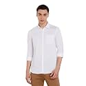 Amazon Brand - Symbol Men's Solid Slim Fit Cotton Casual Shirt | Plain | Full Sleeve | Summer (Available in Plus Sizes)