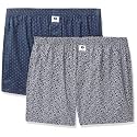 Amazon Brand - Symbol Men's Cotton Boxer Shorts Regular Printed (SYAW20TOBOX02-PO2_Navy1&amp;Navy_4XL)