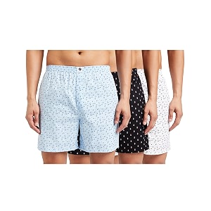 amazon brand - symbol men39s 100 cotton boxer shorts in regular fit pack of 3