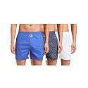 Amazon Brand - Symbol Men's 100% Cotton Boxer Shorts in Regular Fit (Pack of 3)