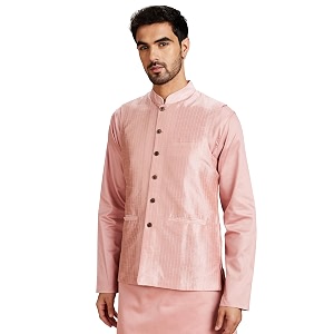 amazon brand - symbol men lightweight nehru jacket