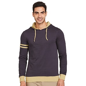 amazon brand - symbol men39s cotton hooded hoodie