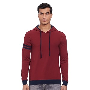 amazon brand - symbol men39s cotton hooded hoodie