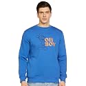 Amazon Brand - Symbol Men Cotton Blend Heavy Weight Round Neck Sweatshirt (Available in Marvel &amp; Disney Graphics) (Regular Fit)
