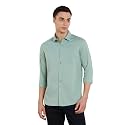 Amazon Brand - Symbol Men's Solid Slim Fit Cotton Casual Shirt | Plain | Full Sleeve | Summer (Available in Plus Sizes)