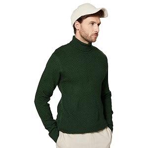 amazon brand - symbol men39s casual acrylic high neck sweater available in plus sizes