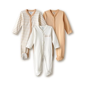 amazon brand - symbol unisex 100 cotton full sleeve baby sleepsuits available in pack of 3 amp 6