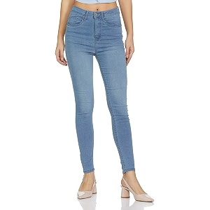 amazon brand - symbol women39s high rise ankle length stretchable skinny fit jeans available in plus sizes