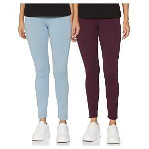 amazon brand - symbol women39s mid rise ankle length cotton stretch skinny fit leggings available in plus sizes