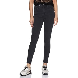 amazon brand - symbol women39s high rise ankle length stretchable skinny fit jeans available in plus sizes
