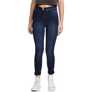 amazon brand - symbol women39s high rise ankle length stretchable skinny fit jeans available in plus sizes