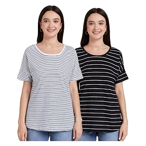 Amazon Brand - Symbol Womens Cotton Striped