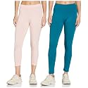 Amazon Brand - Symbol Women's Mid Rise Ankle Length Cotton Stretch Skinny Fit Leggings (Available in Plus Sizes)