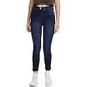 Amazon Brand - Symbol Women's High Rise Ankle Length Stretchable Skinny Fit Jeans (Available in Plus Sizes)
