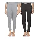 Amazon Brand - Symbol Women's Casual Slim Mid Rise Thermal Bottom (Available in Plus Sizes)