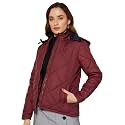 Amazon Brand - Symbol Women's Polyester Standard Length Quilted Jacket (Available in Plus Sizes)