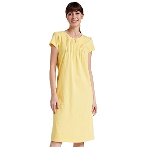 amazon brand - symbol women cotton calf length regular fit nighty  night dress available in plus sizes