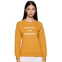 Amazon Brand - Symbol Women Cotton Blend Round Neck Regular Fit Sweatshirt (Pullover) (Available in Plus Sizes)
