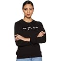 Amazon Brand - Symbol Women Cotton Blend Round Neck Regular Fit Sweatshirt (Pullover) (Available in Plus Sizes)
