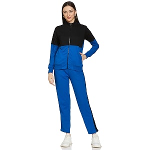 amazon brand - symbol womens cotton blend track suit regular fit co-ord set available in plus sizes