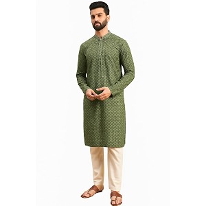 Amazon Brand - Tavasya Men Rayon Geometric