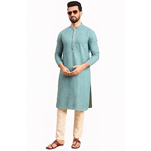 Amazon Brand - Tavasya Men Rayon Geometric