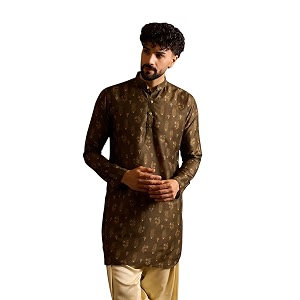 Amazon Brand - Tavasya Men Silk Blend