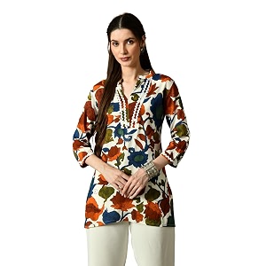 Amazon Brand - Tavasya Women Floral Printed
