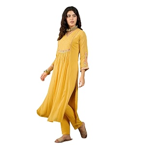 Amazon Brand - Tavasya Women Milky Georgette