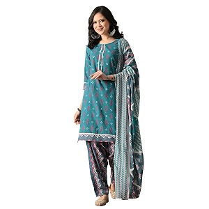 Amazon Brand - Tavasya Womens Cotton Printed