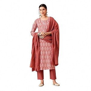 Amazon Brand - Tavasya Womens Cotton Printed