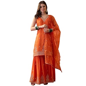 Amazon Brand - Tavasya Women Silk Blend