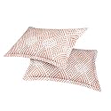 Amazon Brand – Umi 144 TC 100% Cotton Printed Pillow Case | Pack of 2 | Breathable and Skin Friendly| Oeko-Tex Certified | Jigsaw - Red