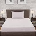 Amazon Brand – Umi 144 TC 100% Cotton Printed Single Bedsheet Set with One Pillow Case | Twin Sheet Set|Breathable and Skin Friendly| Oeko-Tex Certified 60x90 Inches, Boxed Gem - Brown