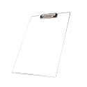 Amazon Brand – Umi Transparent Clipboard Exam Pad, Plastic Paper Board Writing Pad for Students and Office use