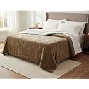 Amazon Brand - Umi Sherpa Blanket for Winter King Size 500GSM, Ultra Super Soft Luxury Sherpa Fleece for Heavy Winter, Mid Winter &amp; AC Room (88X90 Inches, Aqua &amp; White)