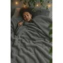 Amazon Brand - Umi Fleece Sherpa Blanket for Winter Single Bed 500GSM, Ultra Super Soft Heavy Winter Quilt Razai for Comfort &amp; Warmth (60X90 Inches, Grey &amp; Grey)
