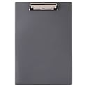 Amazon Brand – Umi Grey Acrylic Clipboard Exam Pad Paper Board Writing Pad for School and Office Use 1pc