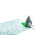 Amazon Brand - Umi ProMat Iron Mat for Ironing Clothes|Heat Resistant Ironing Mat for Bed with Attached Silicon Iron Pad| Foldable &amp; Washable, Size- 120x70cm, (Green)