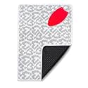 Amazon Brand - Umi Iron Mat with Silicone Iron Rest, 5 mm Felt Padding, Heat Resistant, Steam Press On Table, Lightweight, Portable, Foldable, Washable- Grey