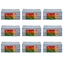 Amazon Brand - Umi. Non-Woven Plain Saree Cover/Cloth Storage/Organizer with Transparent Window (Pack of 9, Grey)