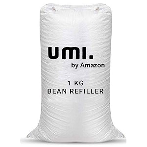 amazon brand - umi premium 1 kg bean bag refillfiller - lily 1 kg beans - 700 grams net weight as per indian standards