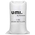 Amazon Brand - Umi. Premium 1 Kg Bean Bag Refill/Filler - Lily (1 kg Beans - 700 Grams net Weight as per Indian Standards)