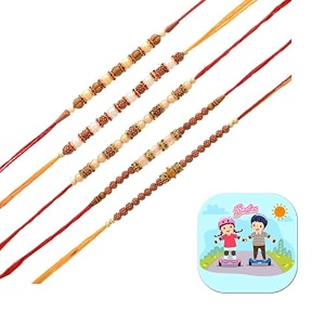 amazon brand - umi rakhi set of 5 for brother boy kids men bhaiya with gift combo set dora rakhis for rakshabandhan rakhi gift for brother combo fridge magnet gift for door dcor