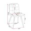 Amazon Brand - Umi Retro-Designed Upholstered Chair and Black Powder-Coated Metal Legs in Pink