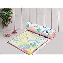 Amazon Brand - Umi Super Soft Brushed Microfiber Cotton 3 Layer Breathable Single Dohar Lightweight Summer Blanket Dohar 57X87(Inches) 144X220(CM) Flannel Dohar Throws for Bed