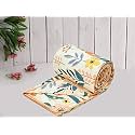 Amazon Brand - Umi Super Soft Brushed Microfiber Cotton 3 Layer Breathable Single Dohar 57X87(Inches) 144X220(CM) Flannel Dohar Throws for Bed