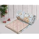Amazon Brand - Umi Super Soft Brushed Microfiber Cotton 3 Layer Breathable Single Dohar Lightweight Summer Blanket Dohar 57X87(Inches) 144X220(CM) Flannel Dohar Throws for Bed