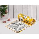 Amazon Brand - Umi Super Soft Brushed Microfiber Cotton 3 Layer Breathable Single Dohar Lightweight Summer Blanket Dohar 57X87(Inches) 144X220(CM) Flannel Dohar Throws for Bed