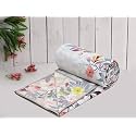 Amazon Brand - Umi Super Soft Brushed Microfiber Cotton 3 Layer Breathable Single Dohar Lightweight Summer Blanket Dohar 57X87(Inches) 144X220(CM) Flannel Dohar Throws for Bed